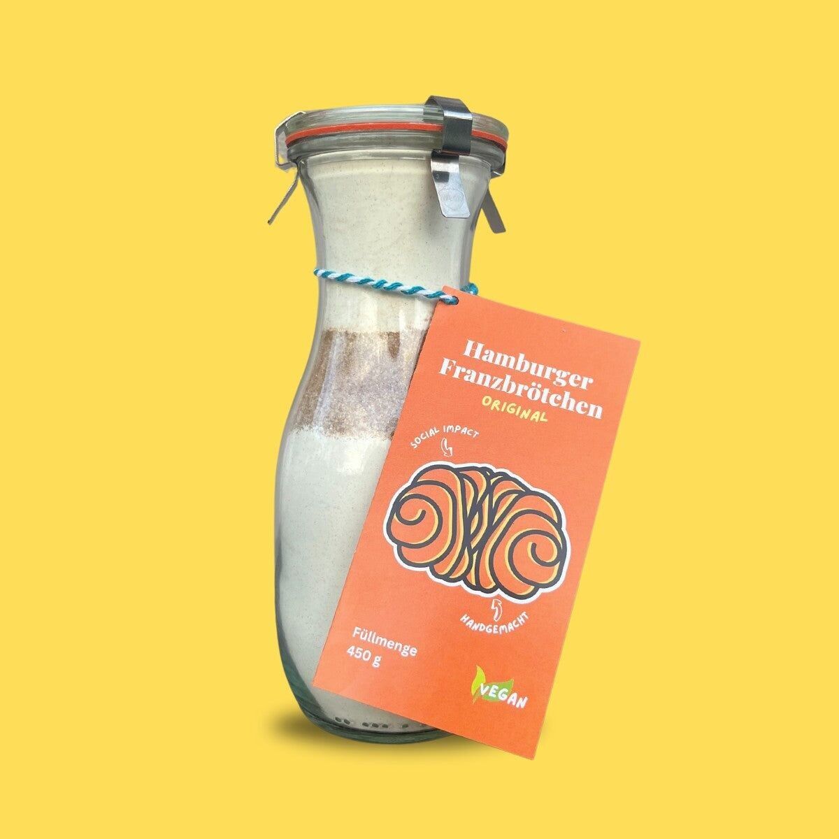 Hamburger Franzbrötchen Backmischung Original vegan