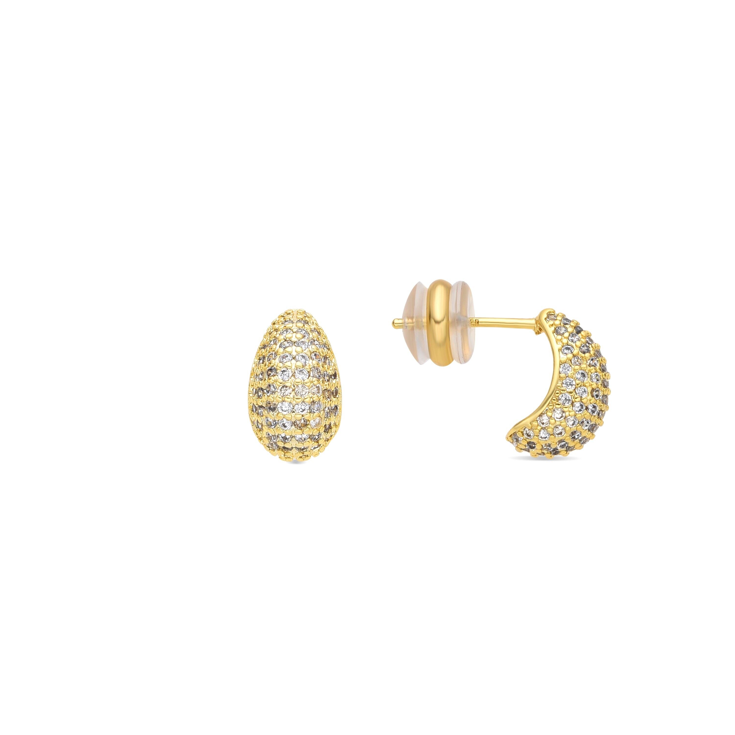 Orecchini Luxenter Kincon finitura oro 18k