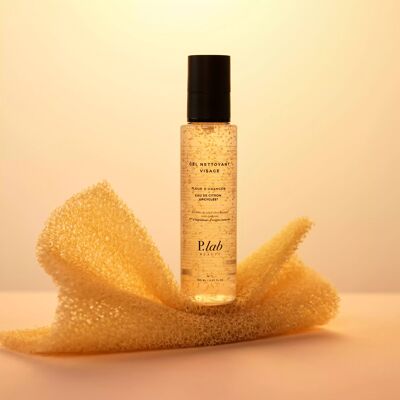 Gel limpiador facial de azahar + agua de limón reciclada