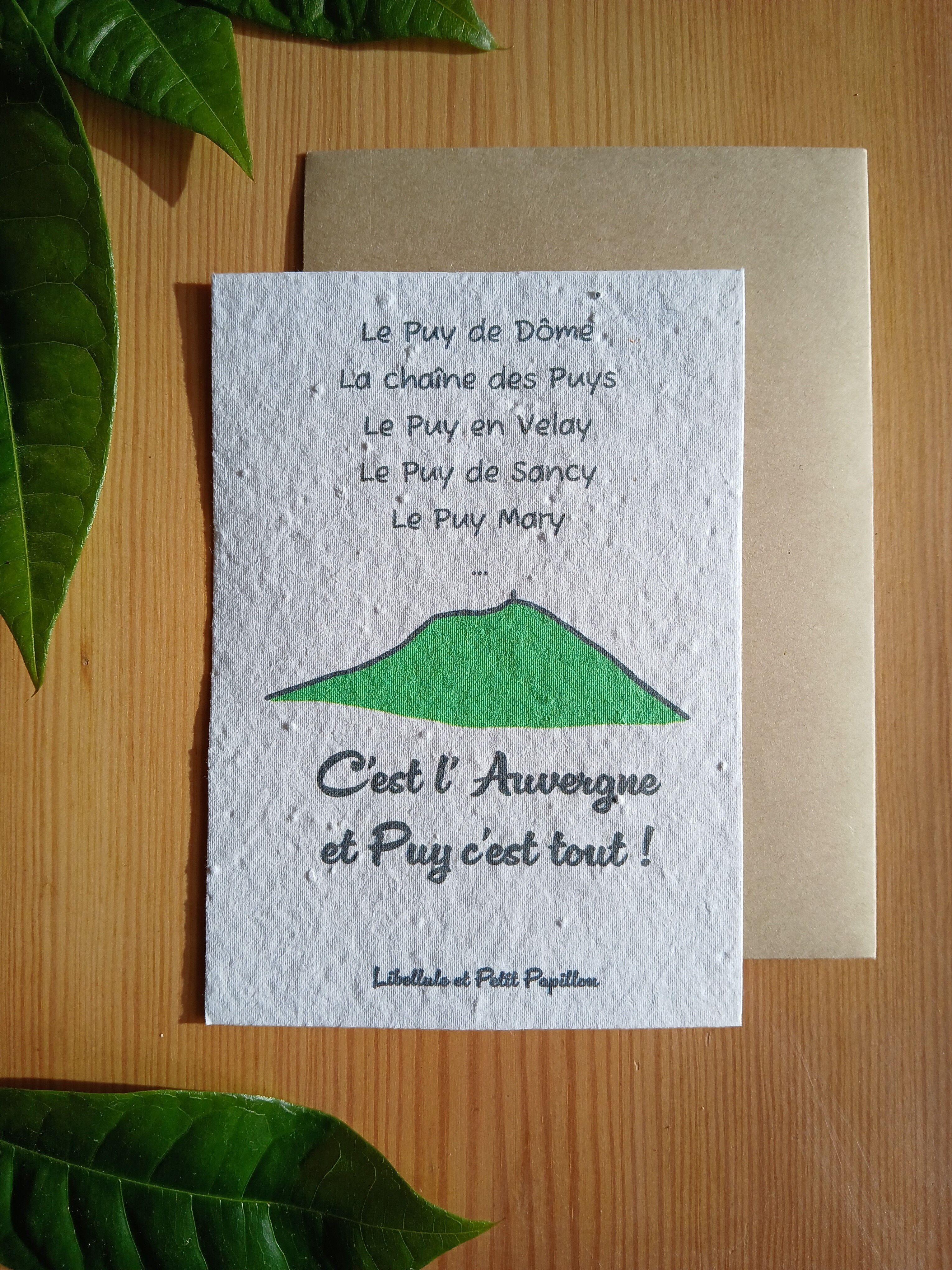 Pflanzkarten - Auvergne - "Les Puys"