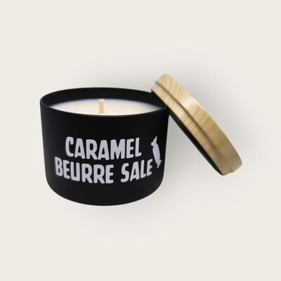 Vela de cera de soja con caramelo y mantequilla salada de 100 ml