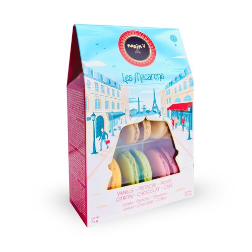 Etui 6 Macarons assortis- Maxim's de Paris