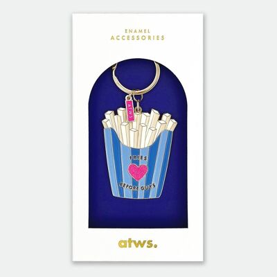 Fries Before Guys - Keychain