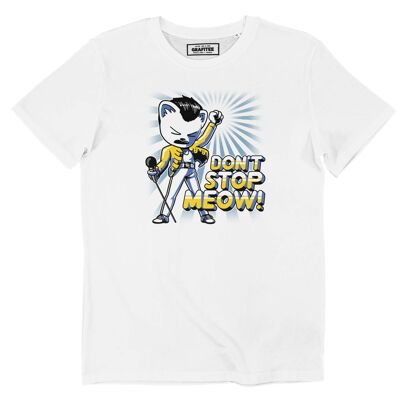 Maglietta Don't Stop Meow - Maglietta con musica per gatti