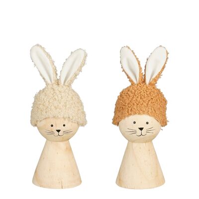 Holzdeko Hase - Osterdeko