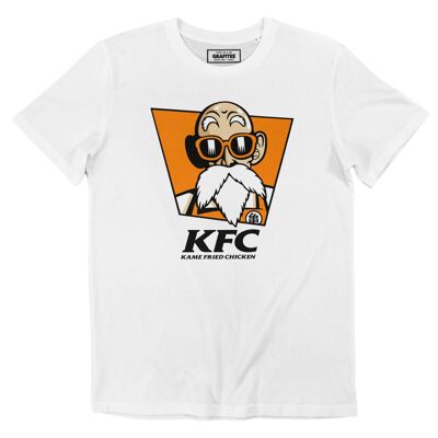 Kame Fried Chicken T-shirt - Fast-Food Manga Logo Mashup