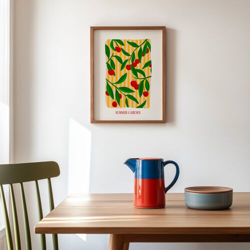 Affiche Les fruits - Les cerises 21x29,7cm (A4)