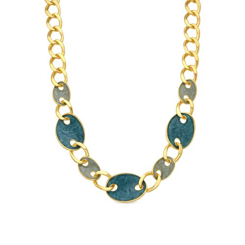 Collar Luxenter Makan acabado oro 18k