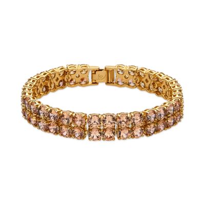 Bracciale Luxenter con Zirconia Brillante Finitura Oro 18k - Oyal