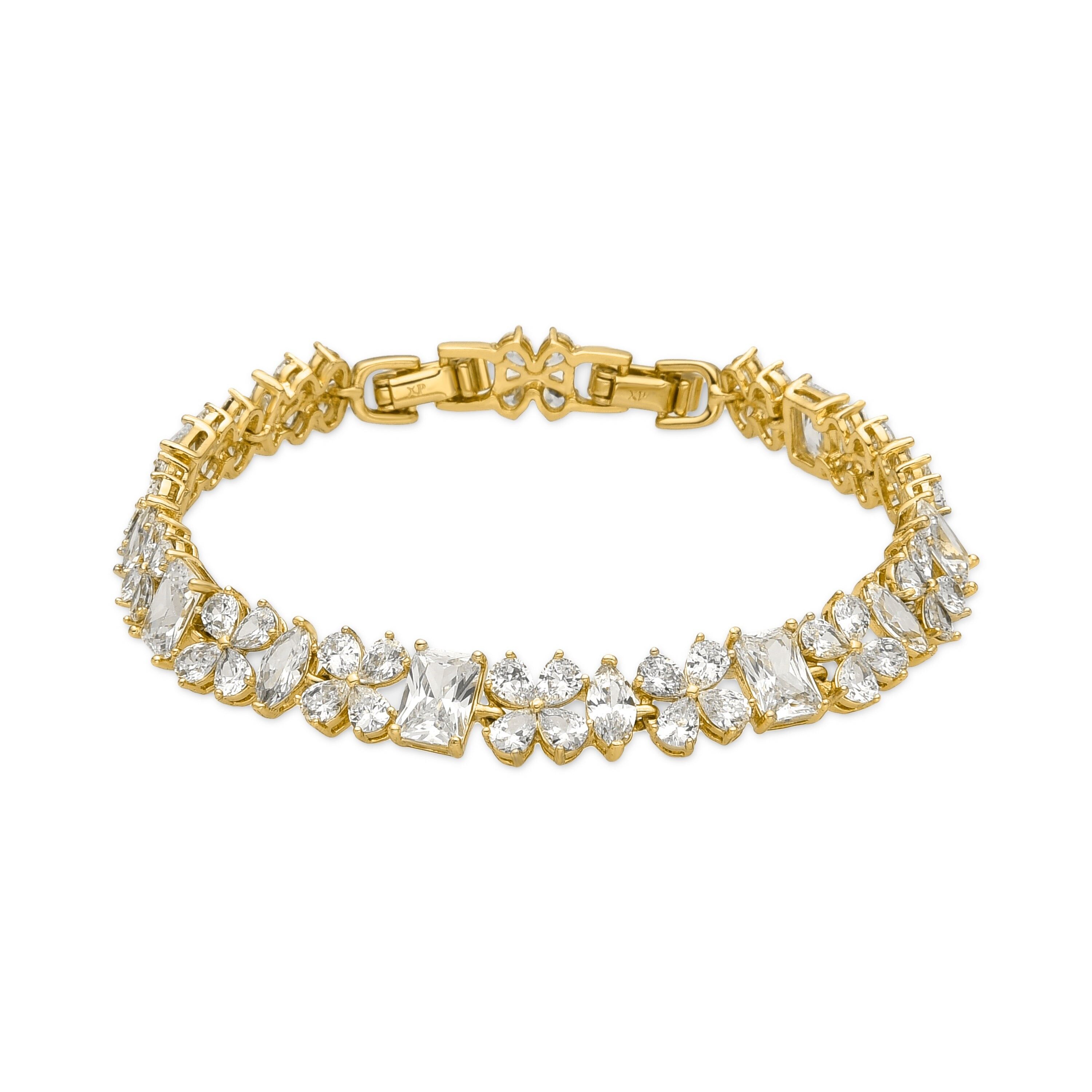 Bracciale Luxenter con Zirconia Brillante Finitura Oro 18k - Alpi