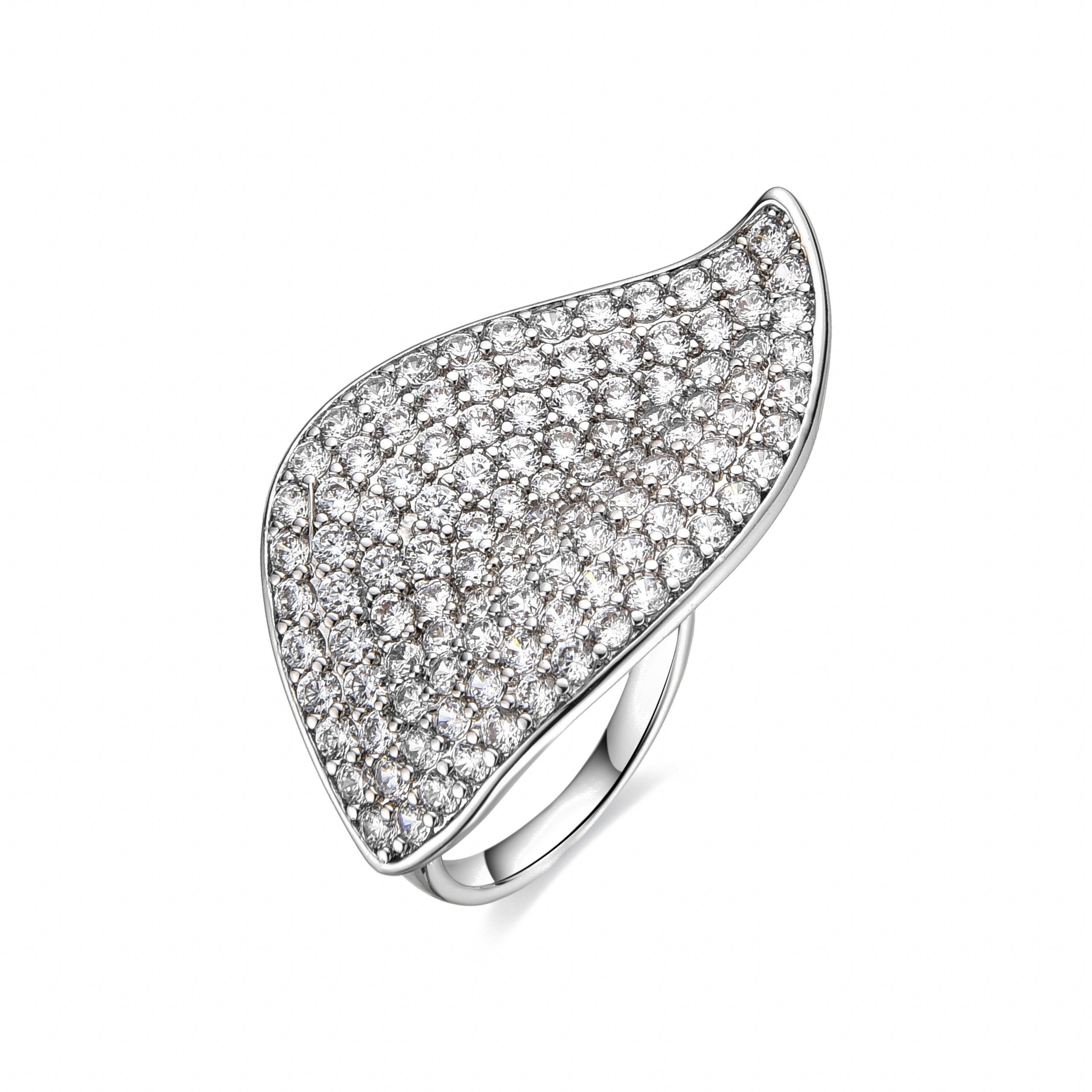 Anello Luxenter con Zirconia Lucida in Finitura Argento - Umha