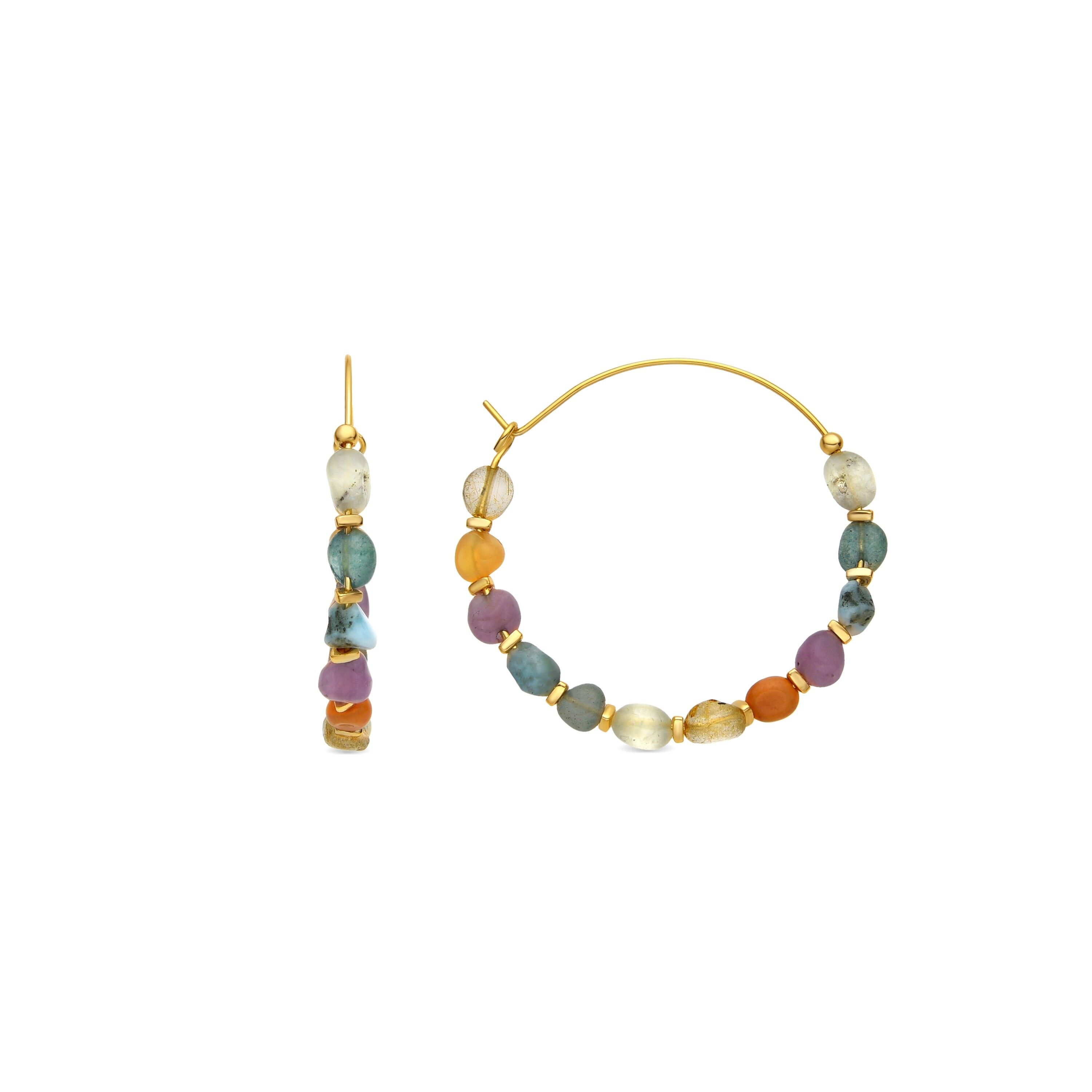 Orecchini Luxenter Terma finitura oro 18k