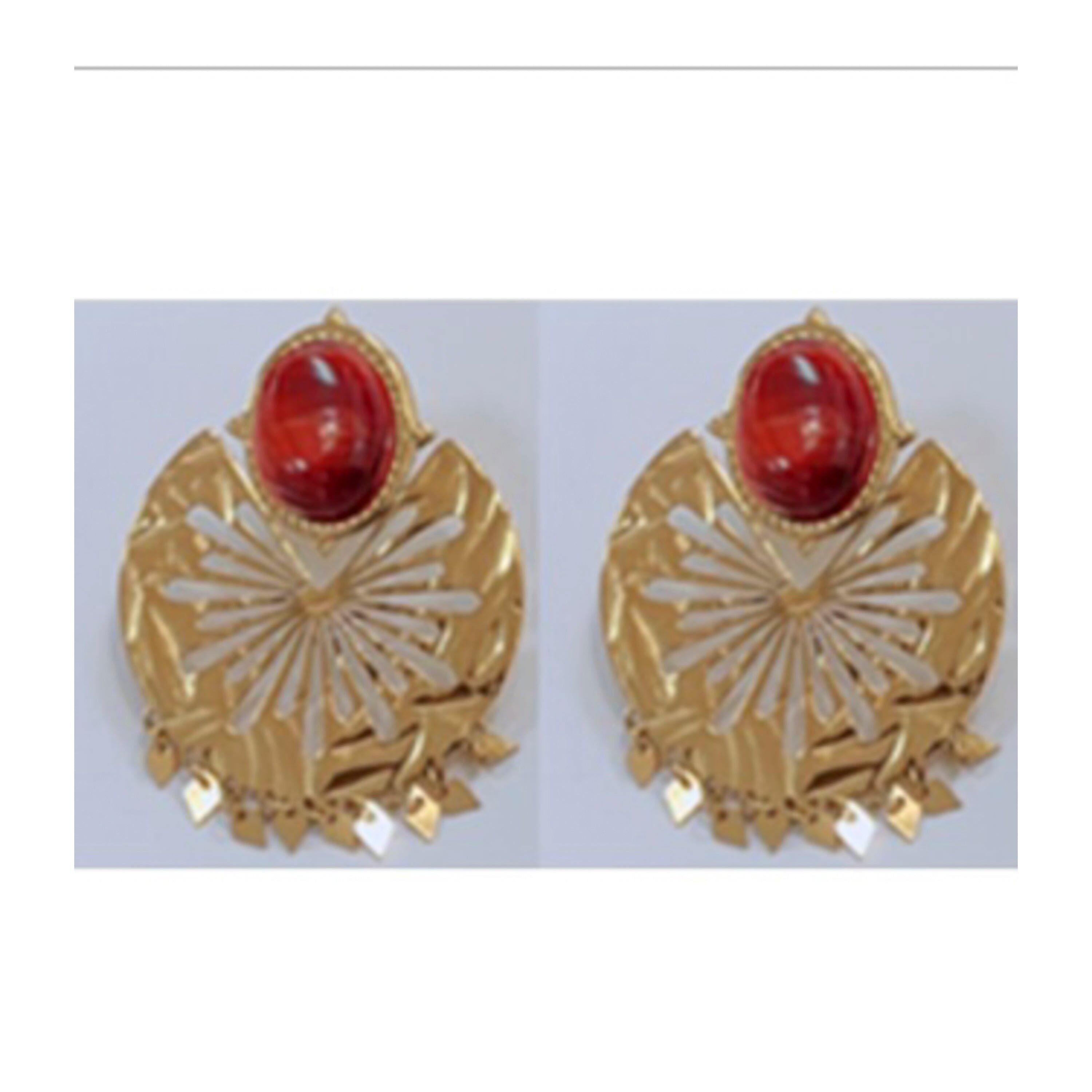 Orecchini Luxenter Kumora finitura oro 18k