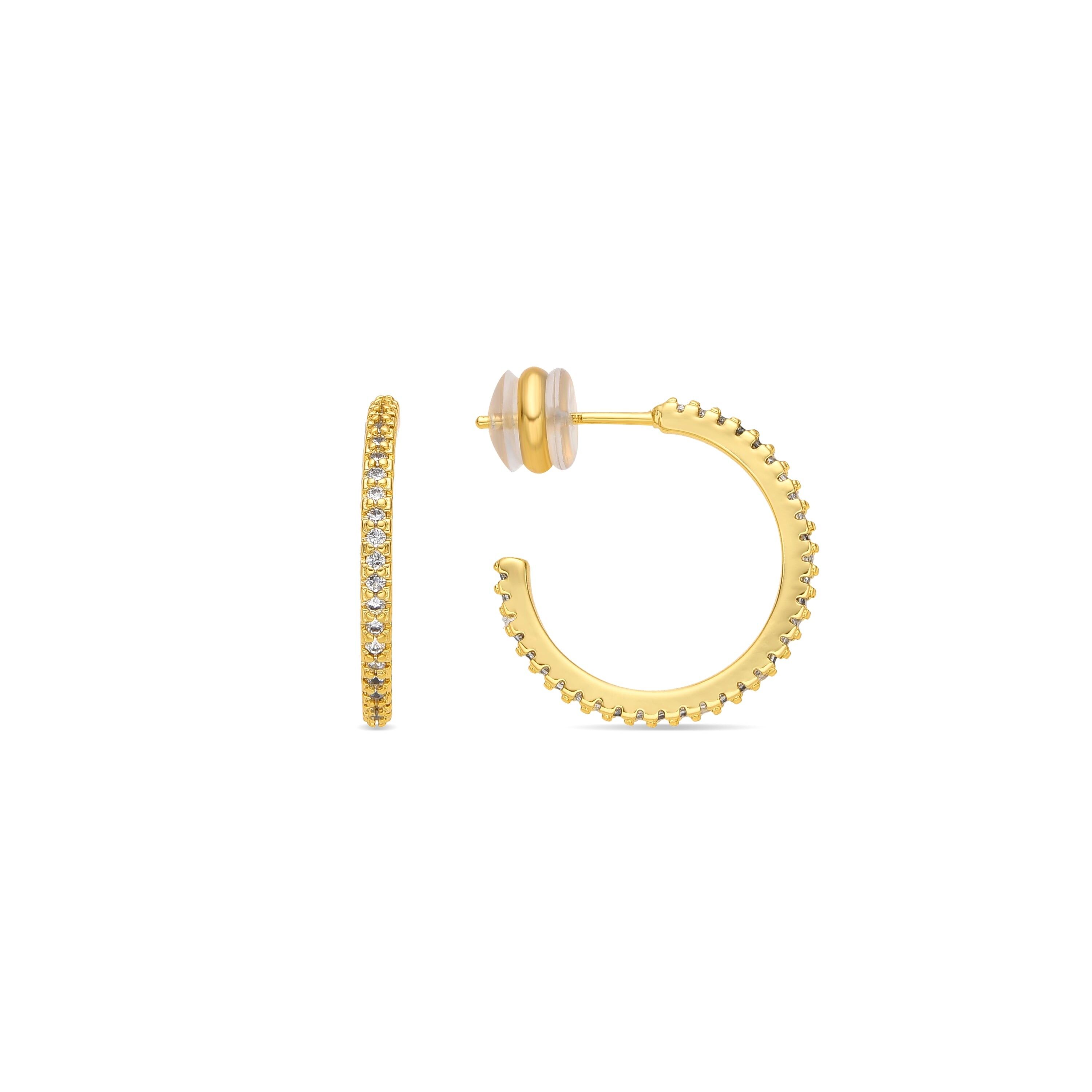 Orecchini Luxenter Koson finitura oro 18k