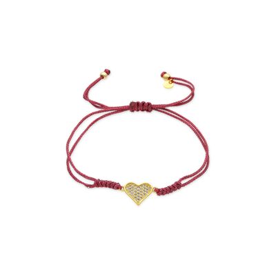 Bracciale Luxenter Heart finitura oro 18k
