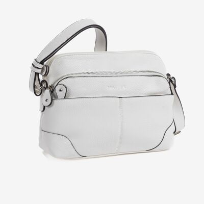 Sac bandoulière blanc classique