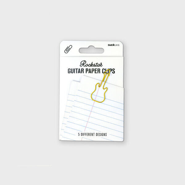 Clips de papel de estrella de rock