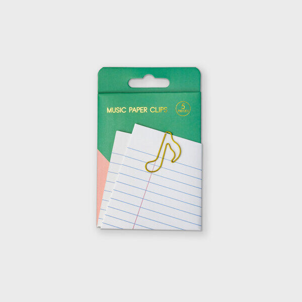 Clips de papel para música