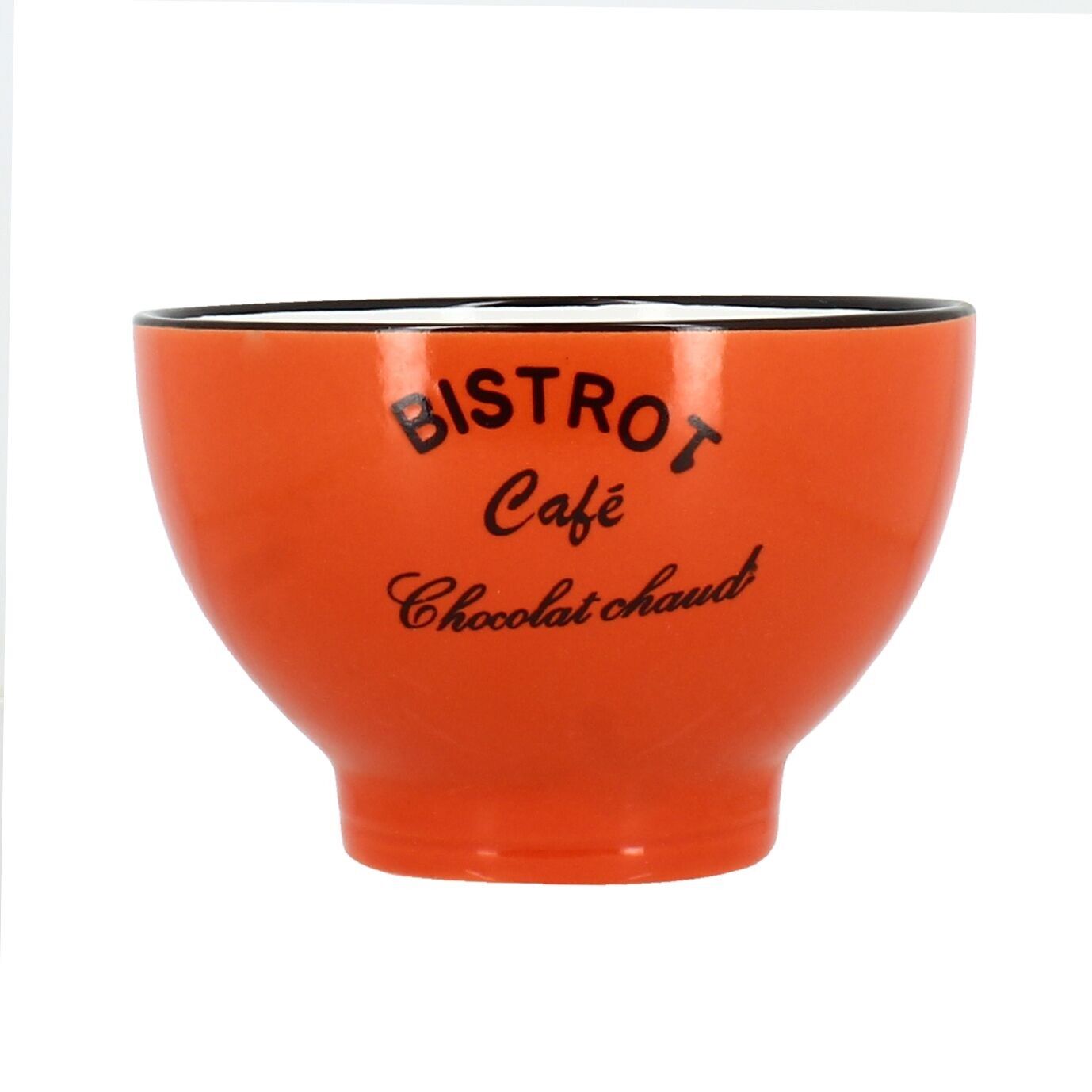 Ciotola bistrot in gres arancione da 13 cm