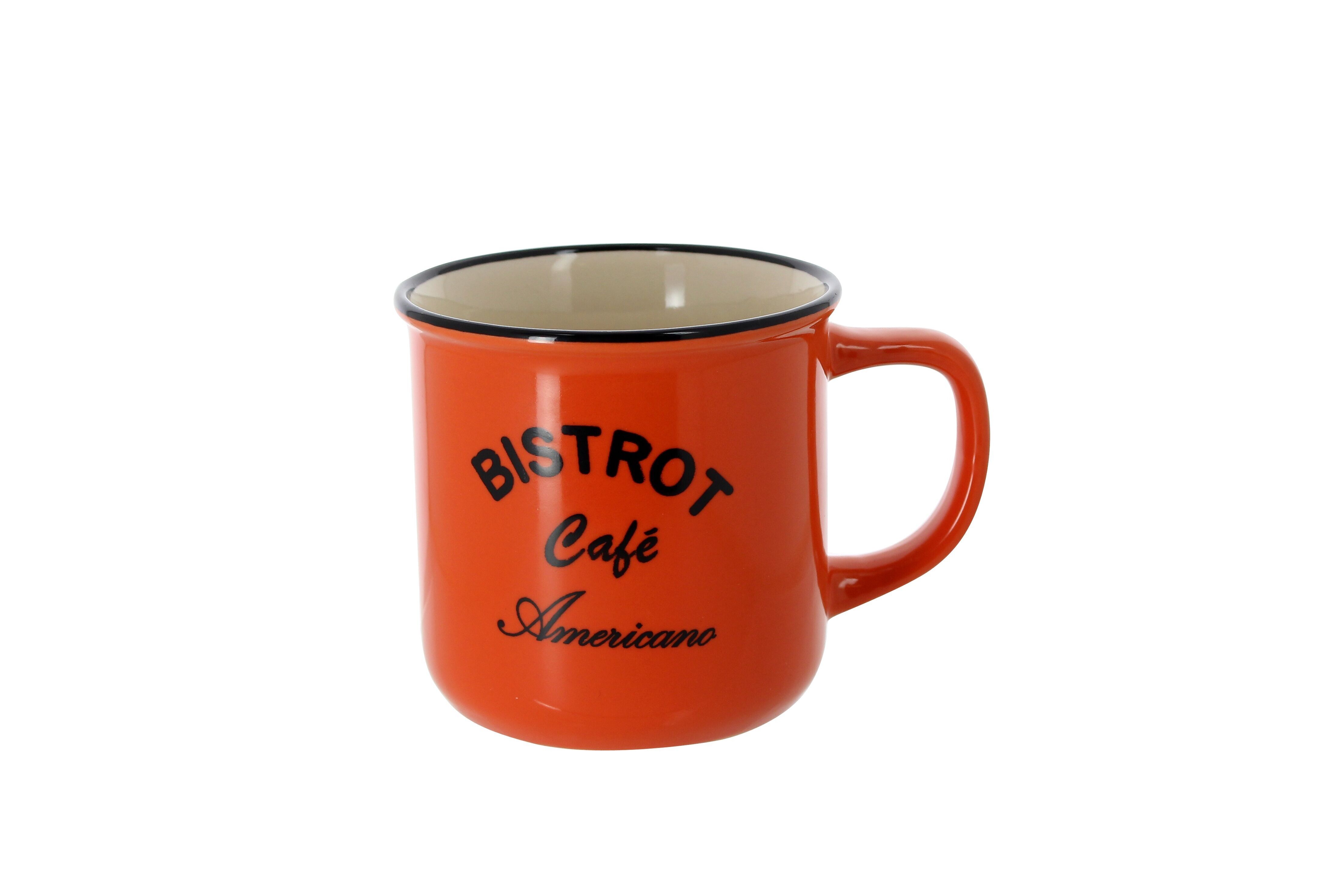 33cl orange bistro mug