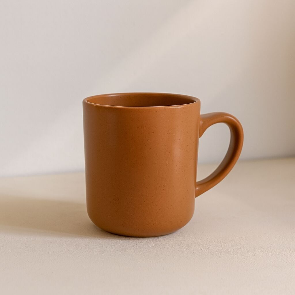 Arita-Becher 38cl aus braunem Steinzeug