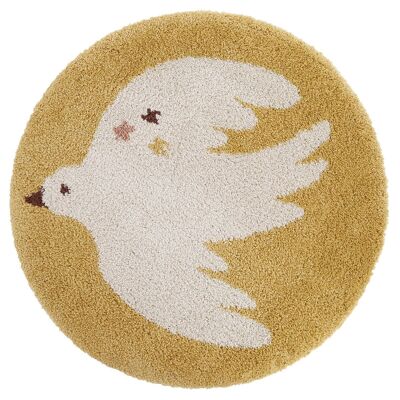 Tappeto per cameretta bambini piccolo uccello BOHEMIAN BIRD HONEY