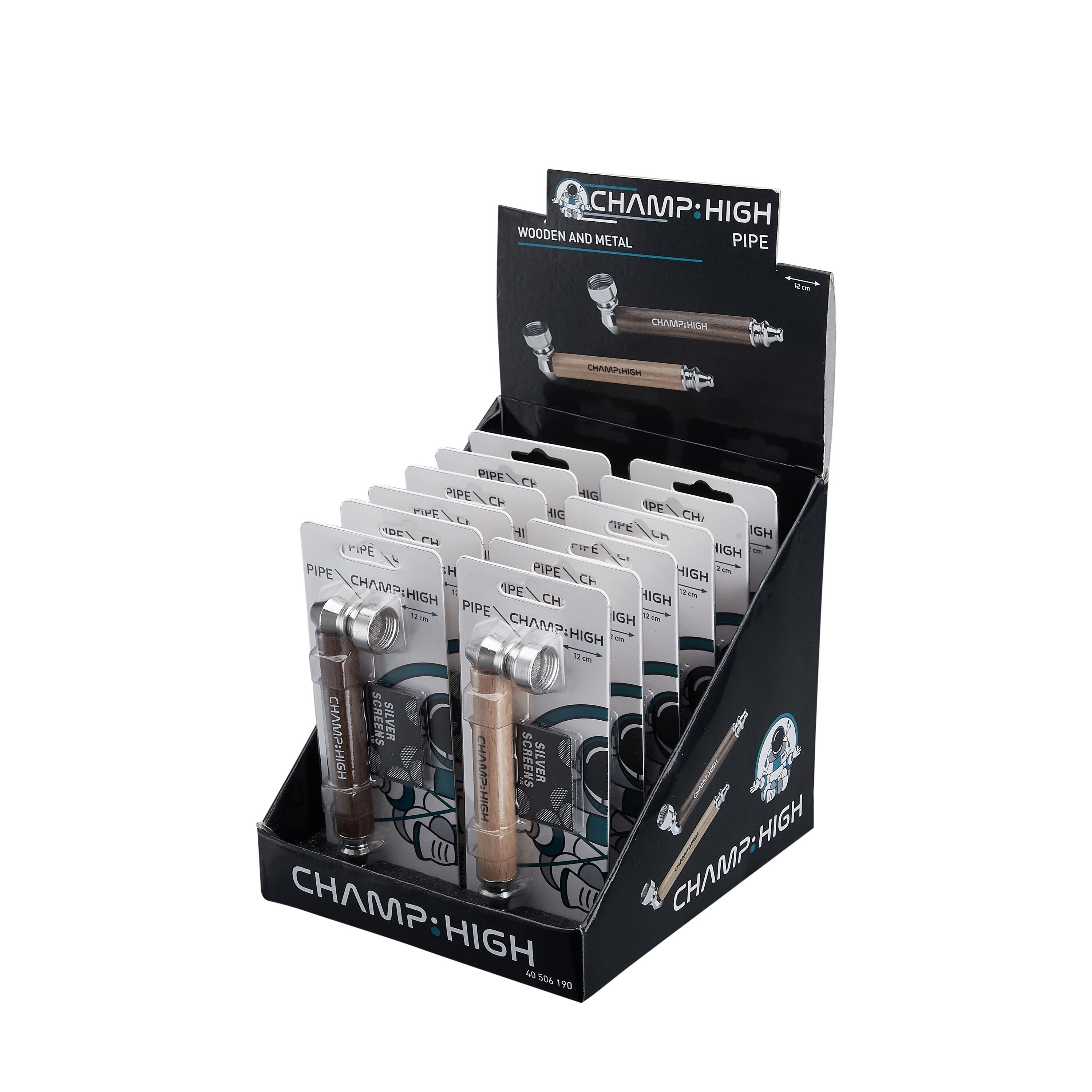 Tubo metallico da 12 cm + griglie - Champ High