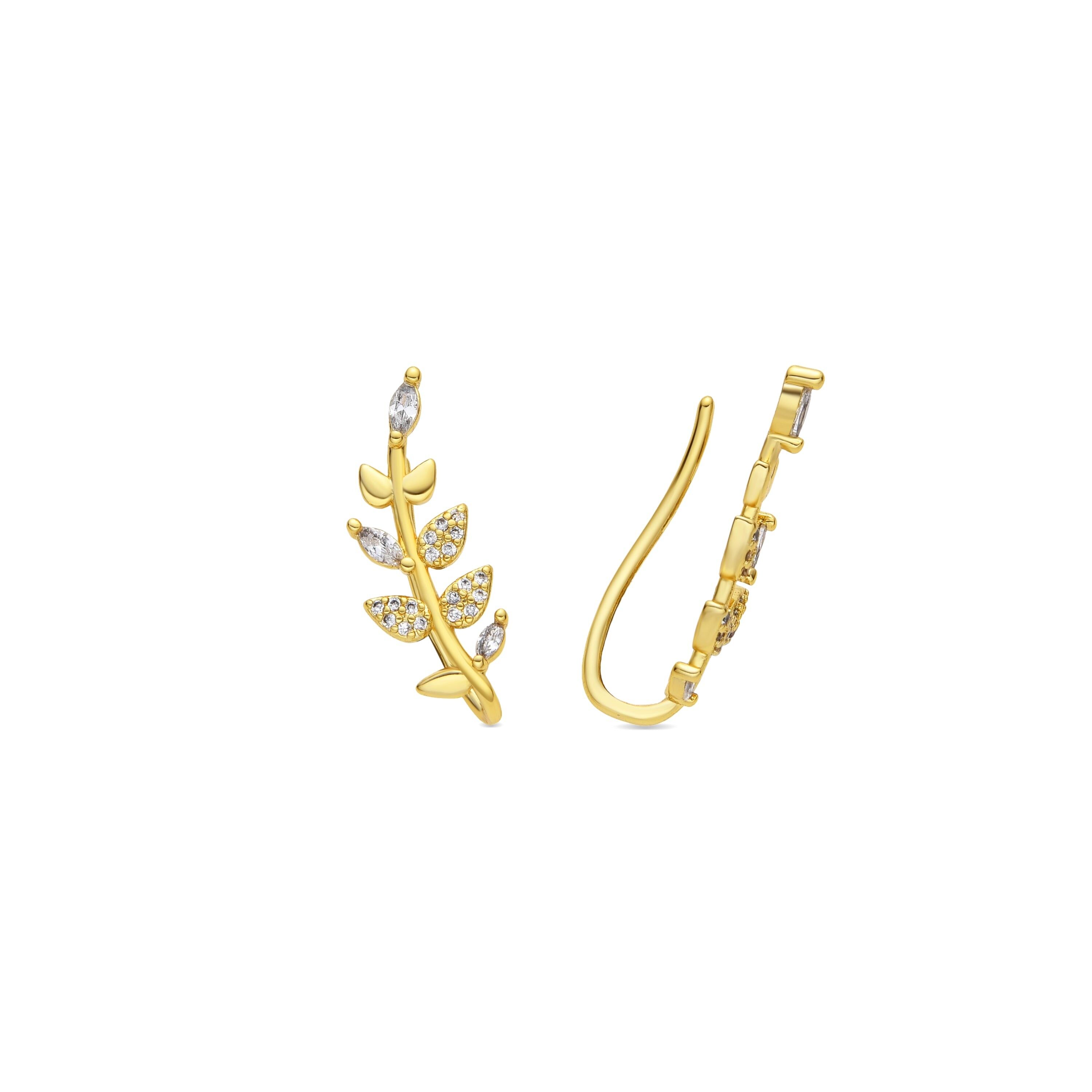 Luxenter Sudceo Ohrringe 18 Karat Gold-Finish