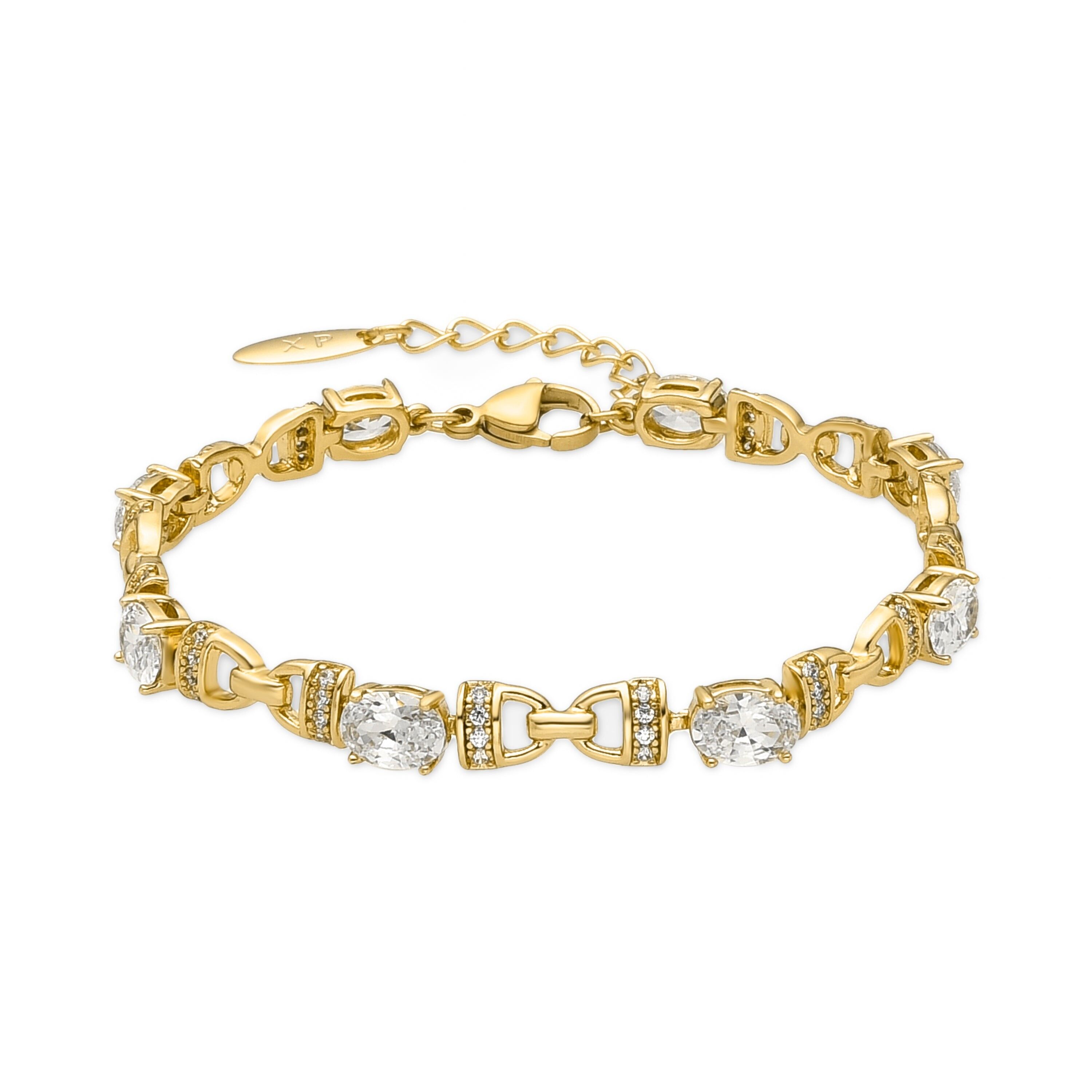 Bracciale Luxenter con Zirconia Brillante Finitura Oro 18k - Naxa