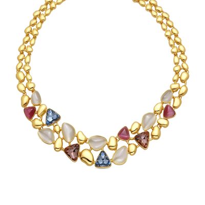 Collar Luxenter Naxmo acabado oro 18k