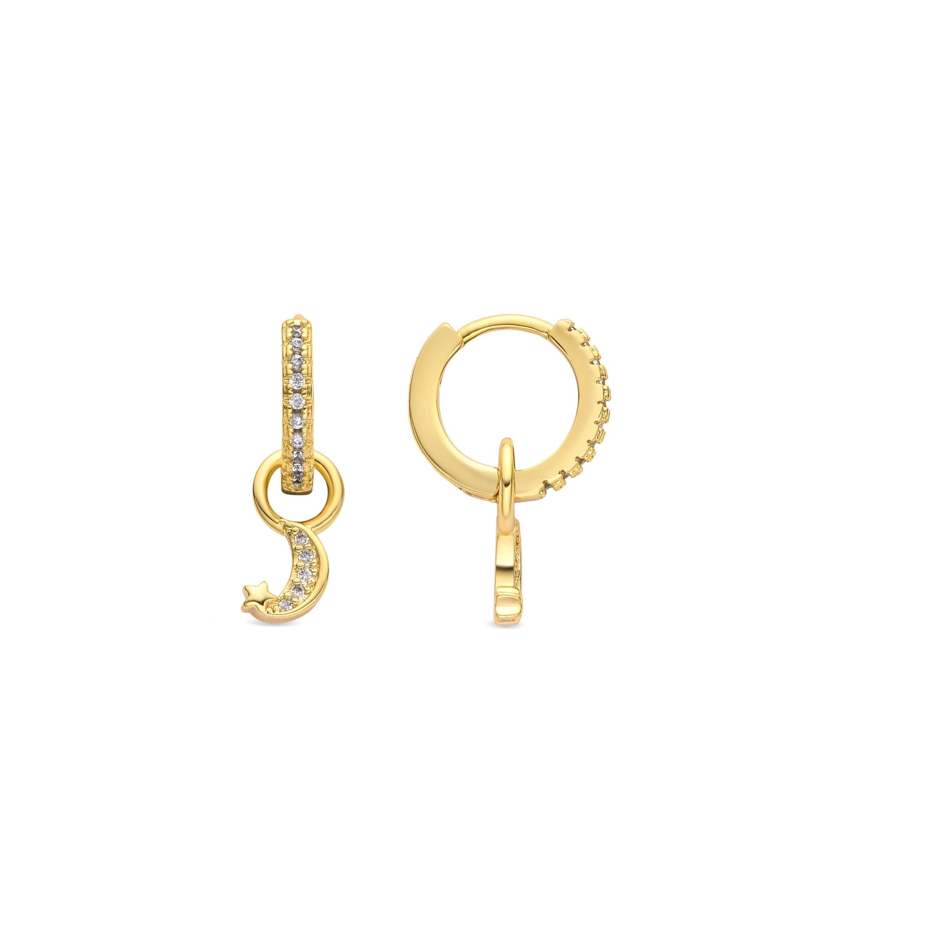 Orecchini Luxenter Lingma finitura oro 18k