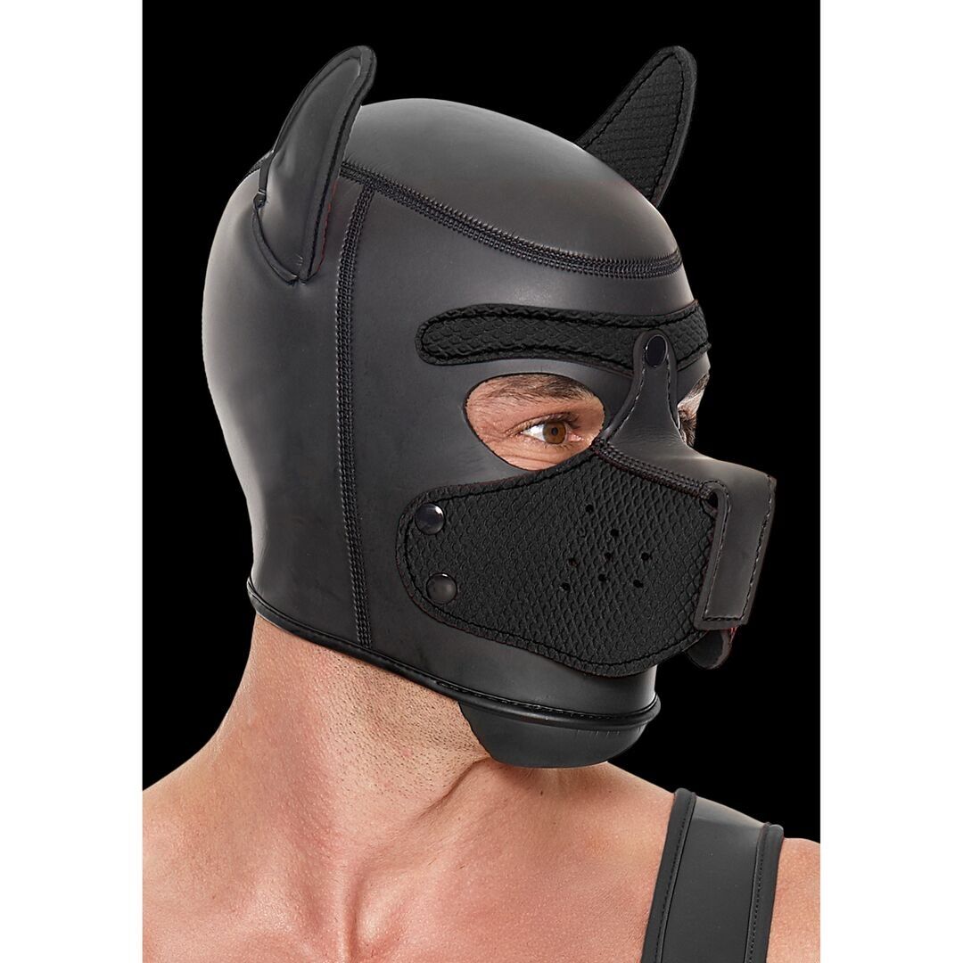 Ahi!by Shots - Maschera in neoprene per cuccioli - Nero