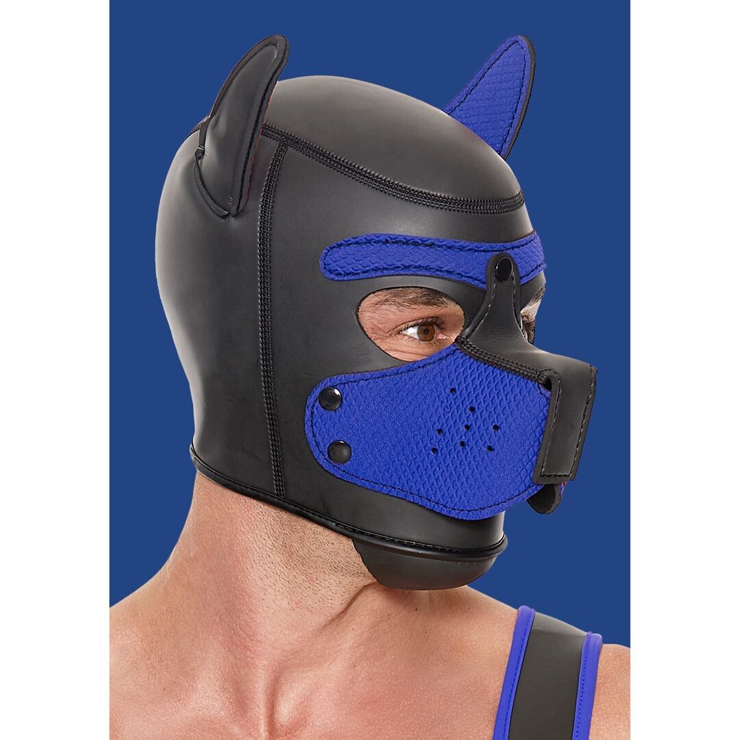 Ahi!by Shots - Maschera in neoprene per cuccioli - Blu
