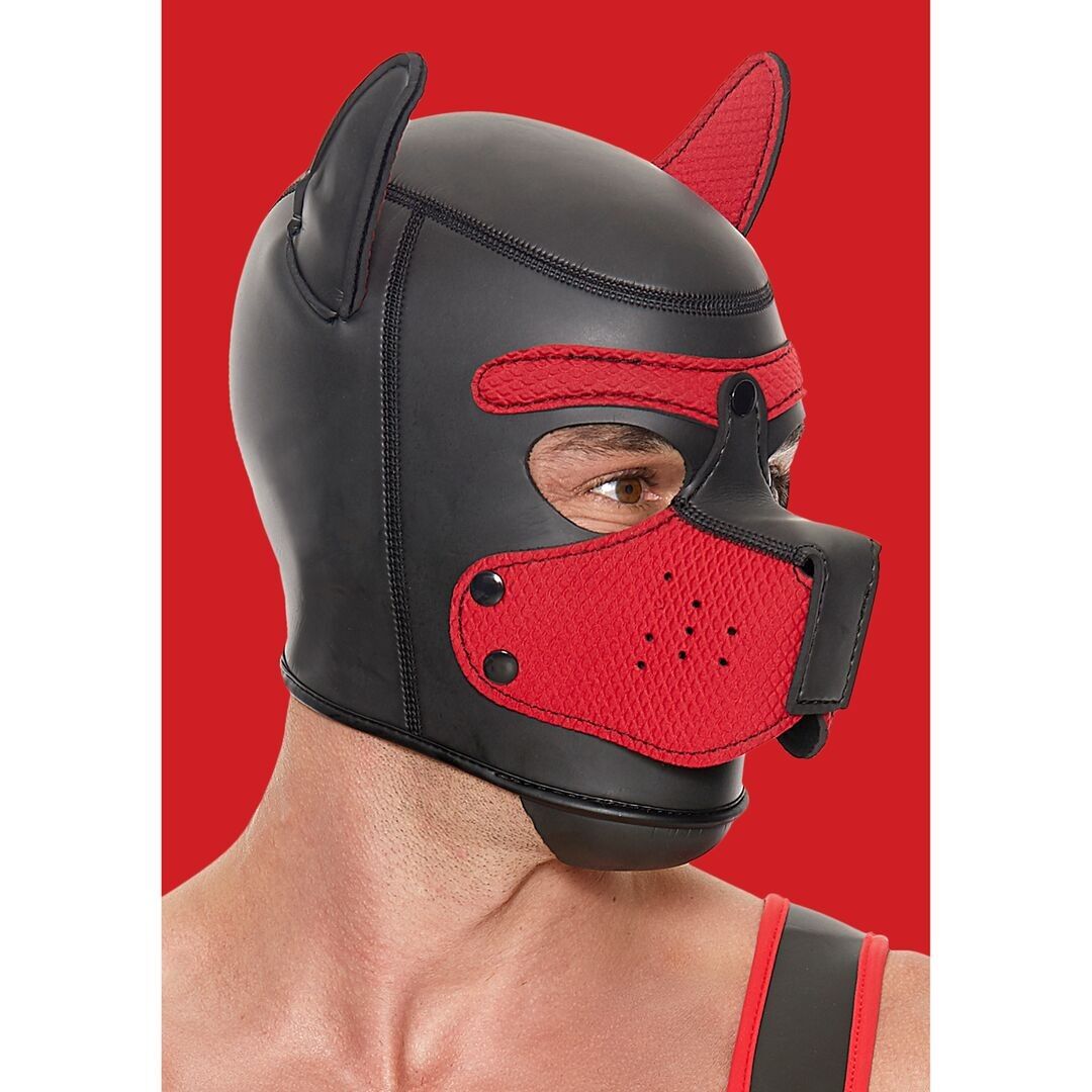 Ahi!by Shots - Maschera in neoprene per cuccioli - Rossa