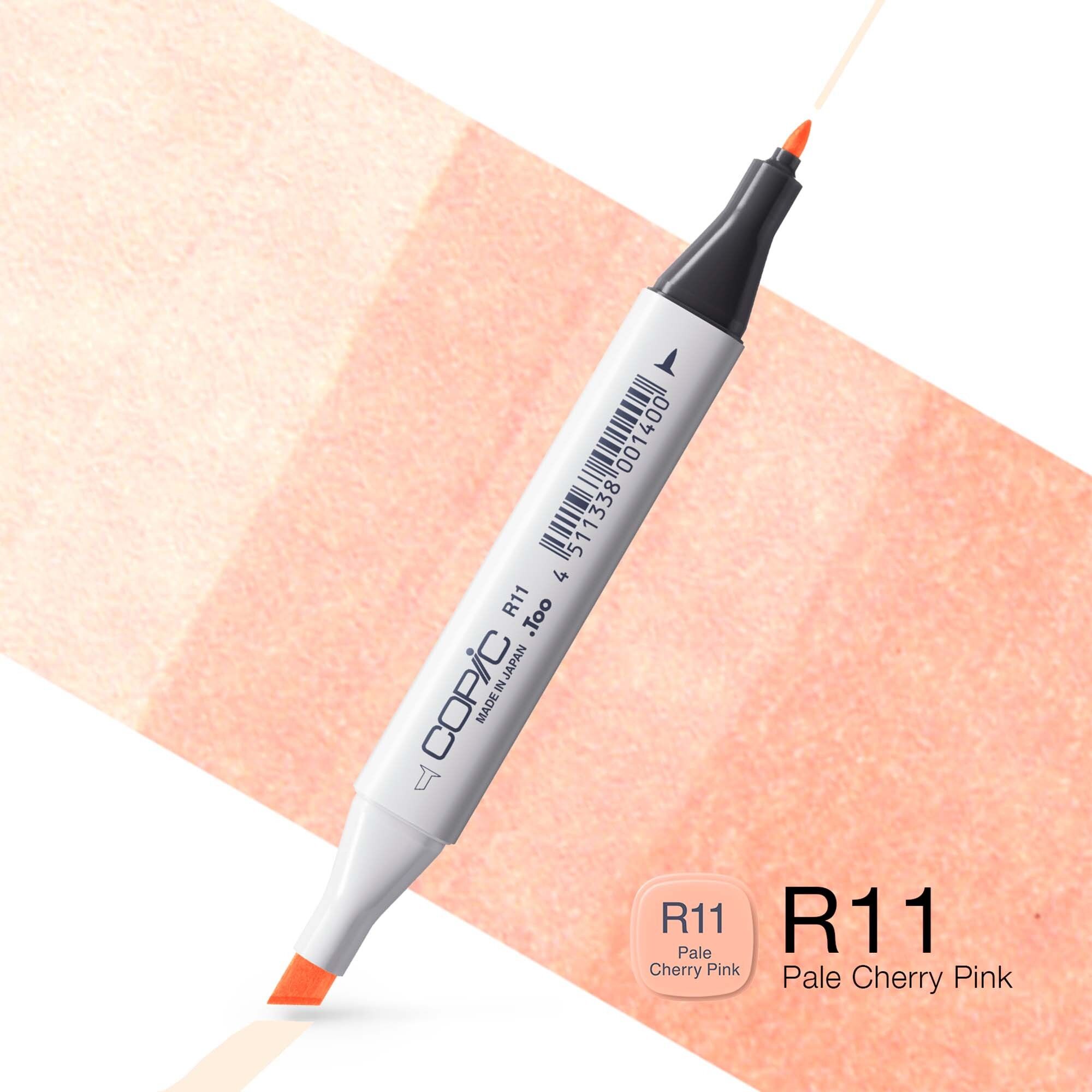 Marqueur de couleur classique COPIC - (R-11) Rose cerise pâle, pour l'art et l'artisanat, le coloriage, les graphiques, le surligneur, le design, l'anime, les professionnels et les débutants, les fournitures d'art et les livres de coloriage