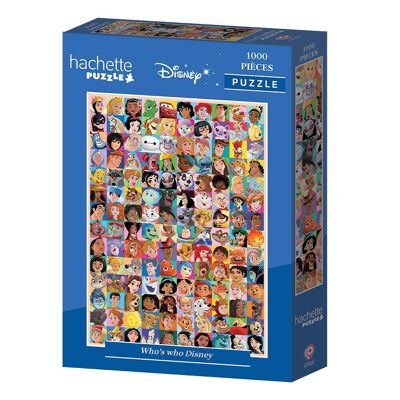 Puzzle de 1000 piezas Hachette - Quién es quién Disney