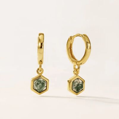 Boucles d'oreilles MOSS | Argent 925