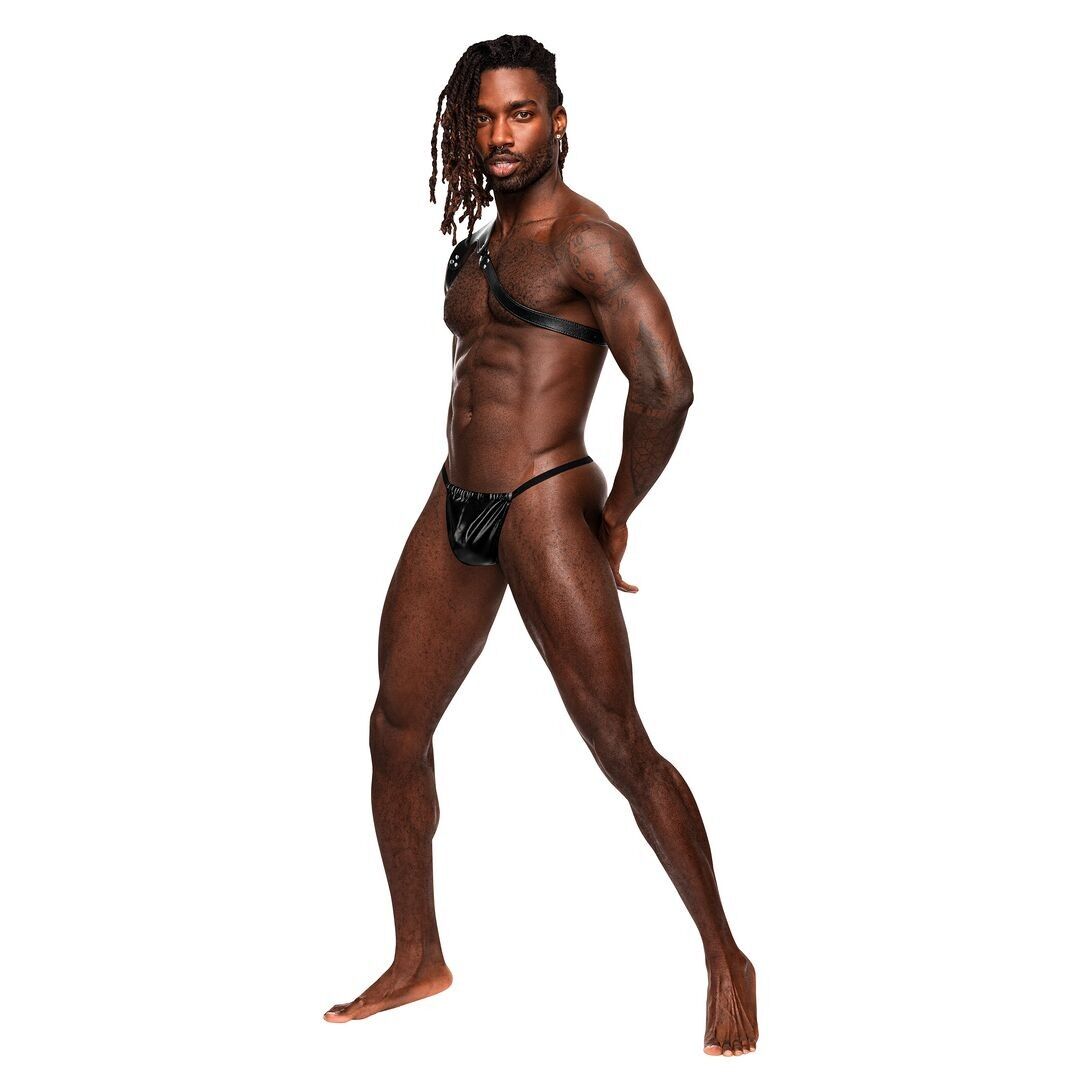 Zodiac - Schultergeschirr aus Kunstleder - Einheitsgröße - Schwarz