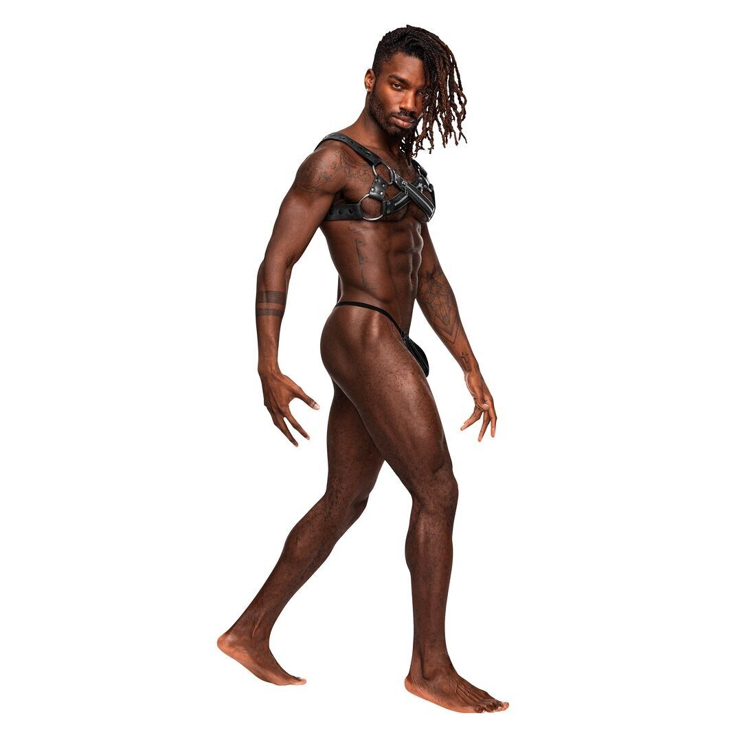 Virgo - Kunstledergeschirr - Einheitsgröße - Schwarz