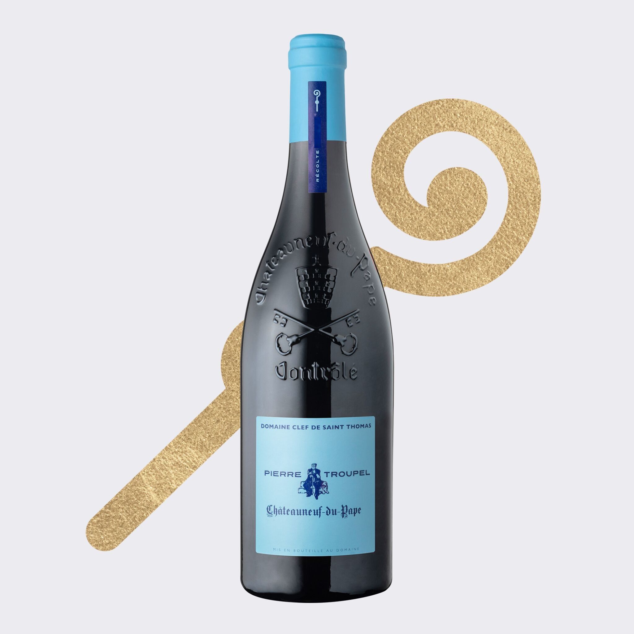 Vino tinto Pierre Troupel - 2022 - AOC Châteauneuf-du-Pape - 0,75 l