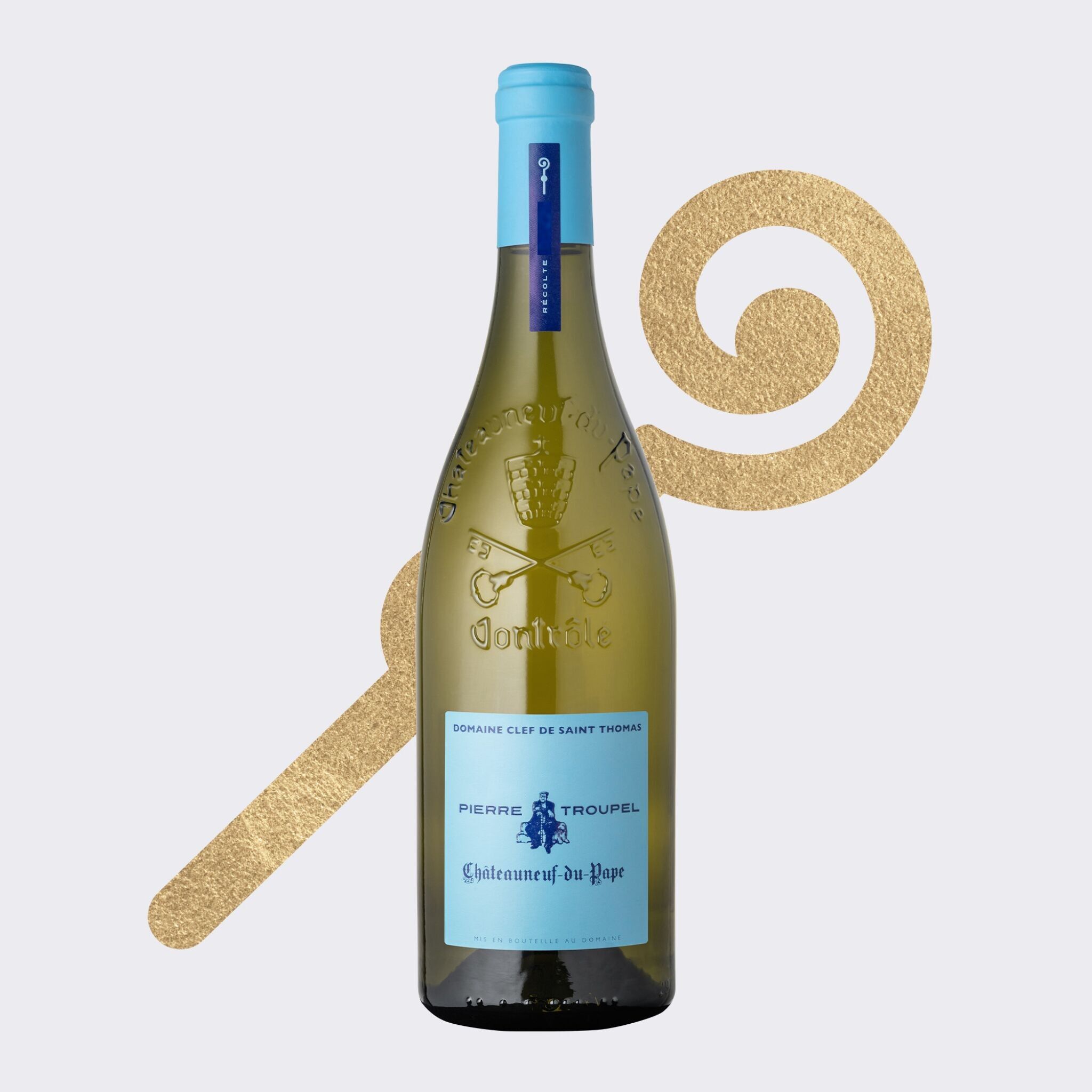 Weißwein Pierre Troupel - 2023 - AOC Châteauneuf-du-Pape - 0,75 l