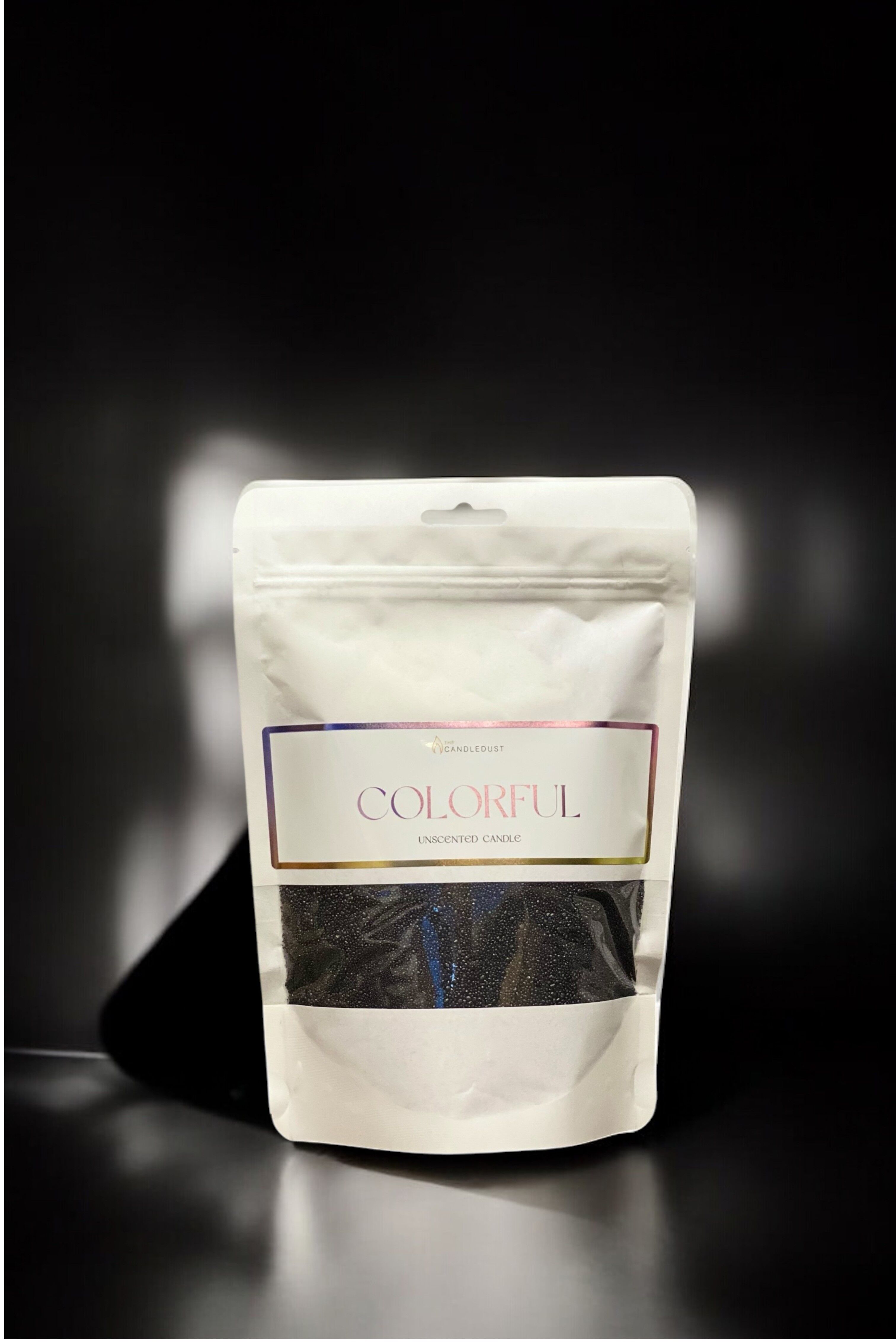 Ricarica per candela di sabbia Candledust - colore Nero inodore 330g - kit di ricarica