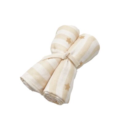 Set of 2 swaddles - GASPARD