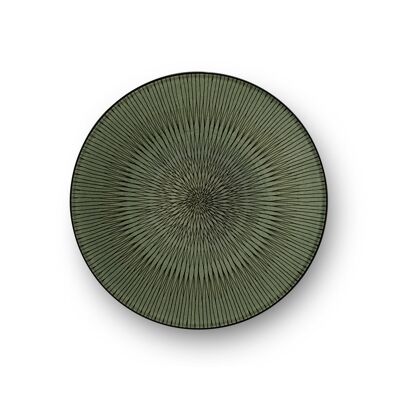 Hypnose Kaki - Dessert plate 20.5 cm - MEDARD DE NOBLAT