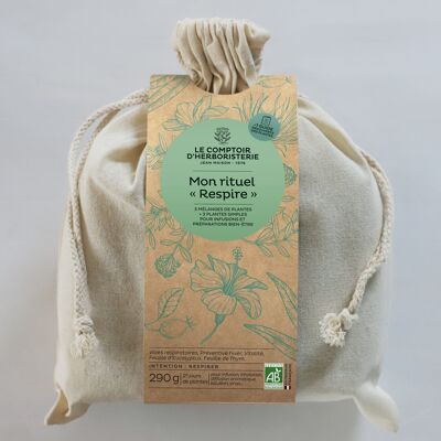 IL MIO RITUALE BIOLOGICO "BREATHE" 290G + 1 GUIDA ALLA SCOPERTA DELLE PIANTE