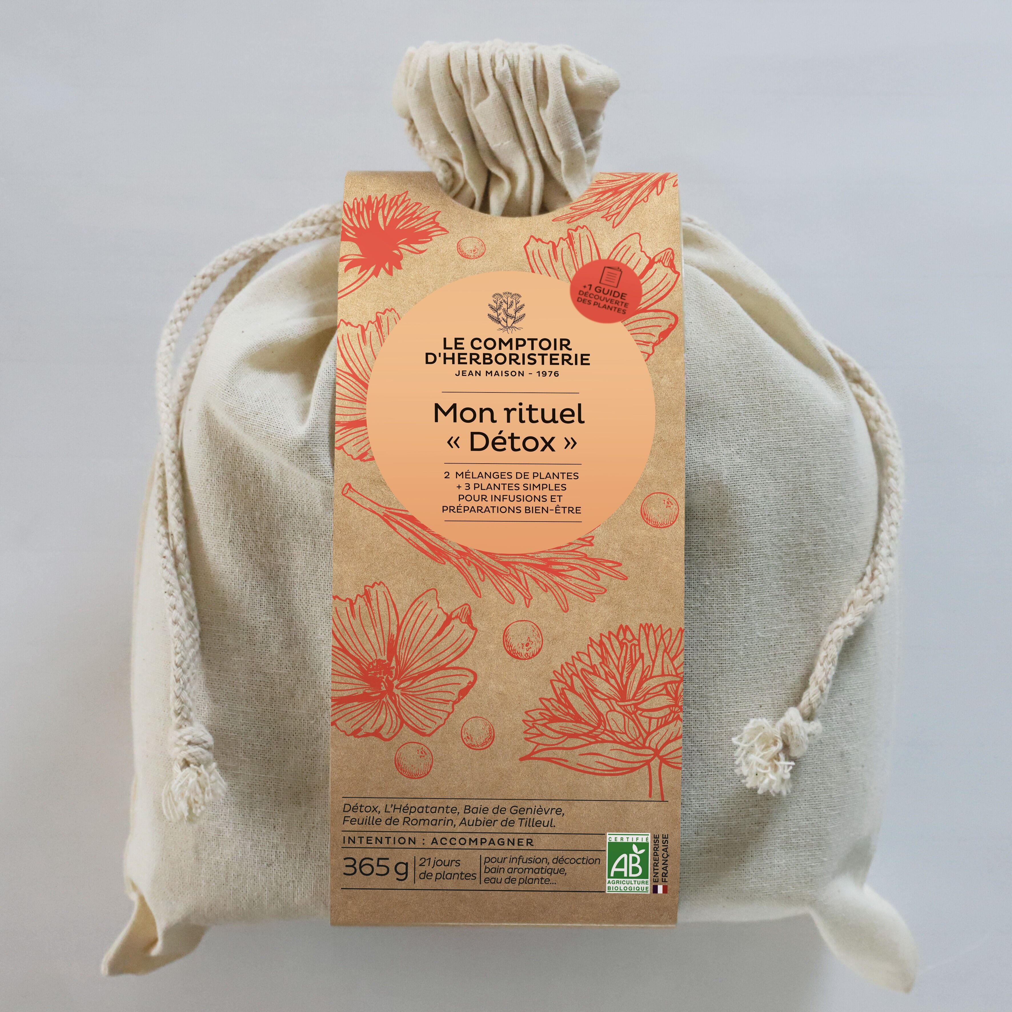 IL MIO RITUALE "DETOX" ORGANICO 365G + 1 GUIDA ALLA SCOPERTA DELLE PIANTE