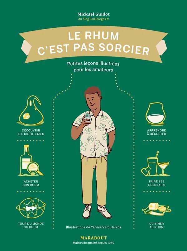 Livre cuisine Le Rhum c'est pas sorcier