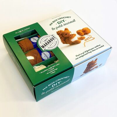 Libro - Caja de crochet - Ardilla