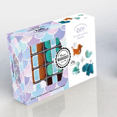 Libro - Caja - El gran taller de crochet - Animales kawaii