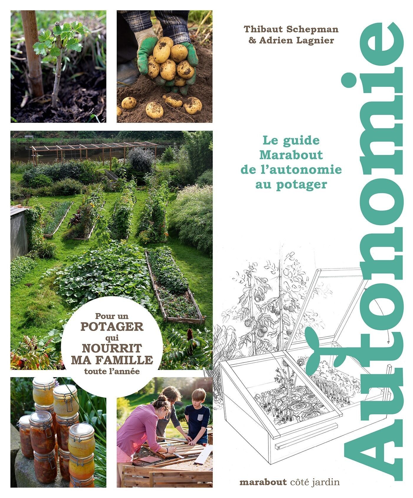 Livre Le guide Marabout de l'autonomie au potager